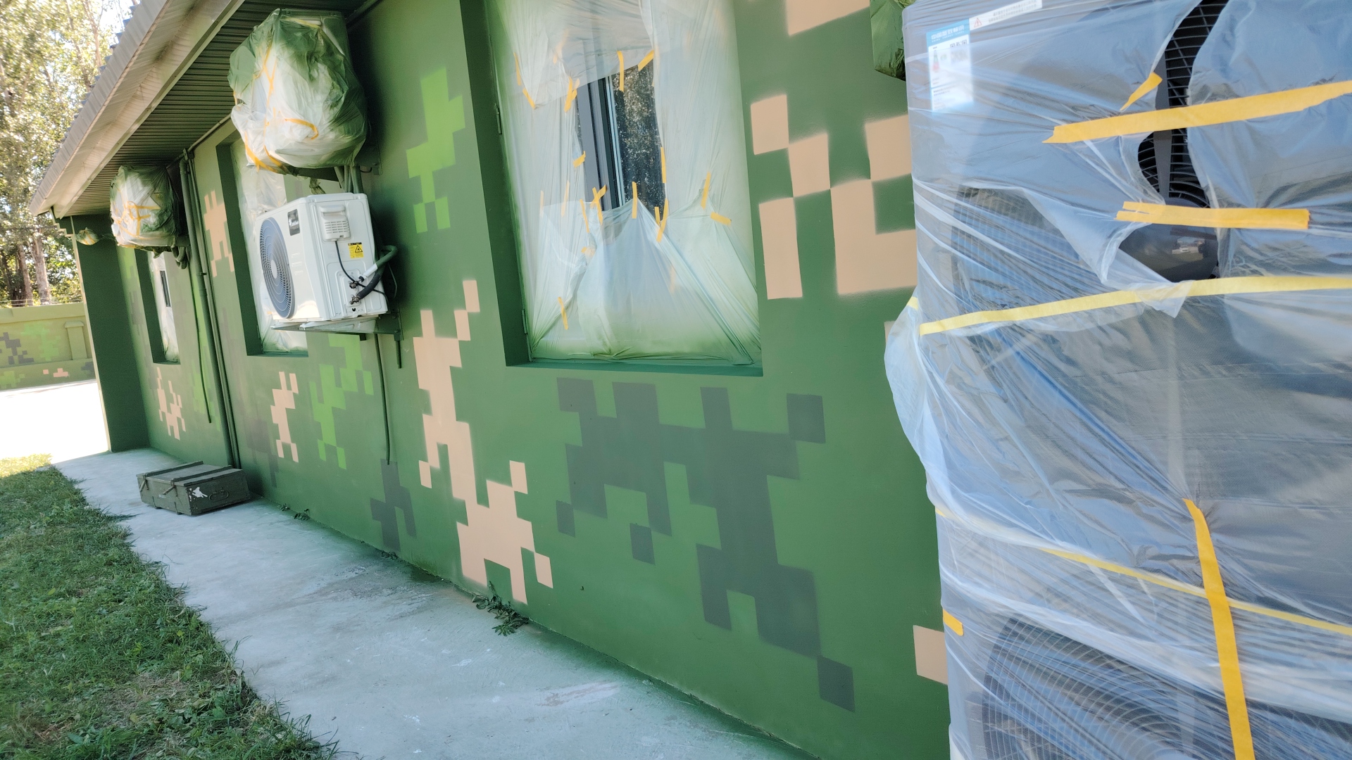 阜新外墙迷彩漆施工多少钱 伪装迷彩漆  